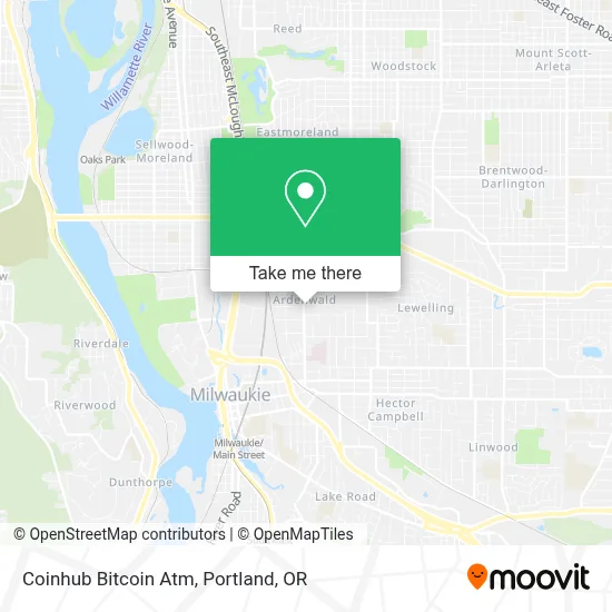 Coinhub Bitcoin Atm map
