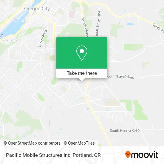 Pacific Mobile Structures Inc map