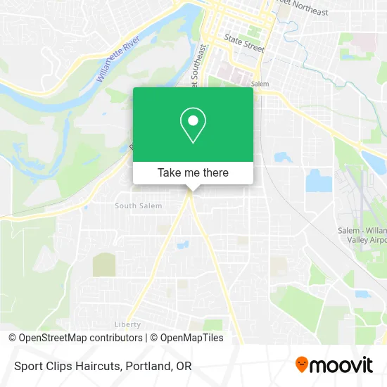 Sport Clips Haircuts map