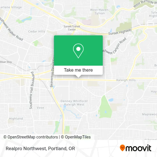 Realpro Northwest map