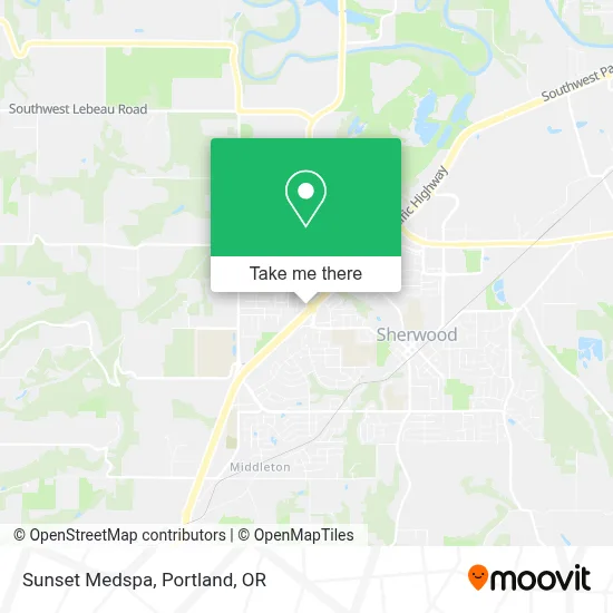Sunset Medspa map