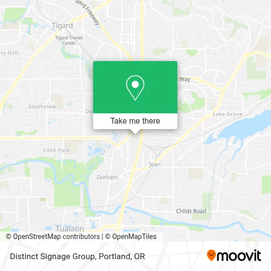Distinct Signage Group map