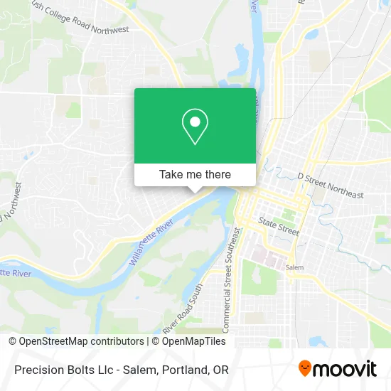 Precision Bolts Llc - Salem map