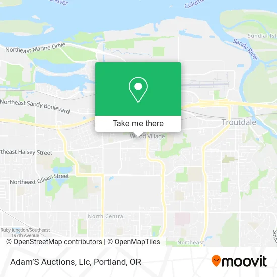 Adam’S Auctions, Llc map