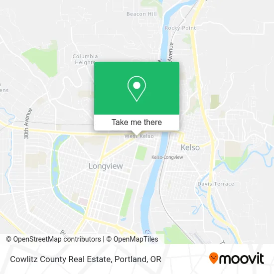 Cowlitz County Real Estate map