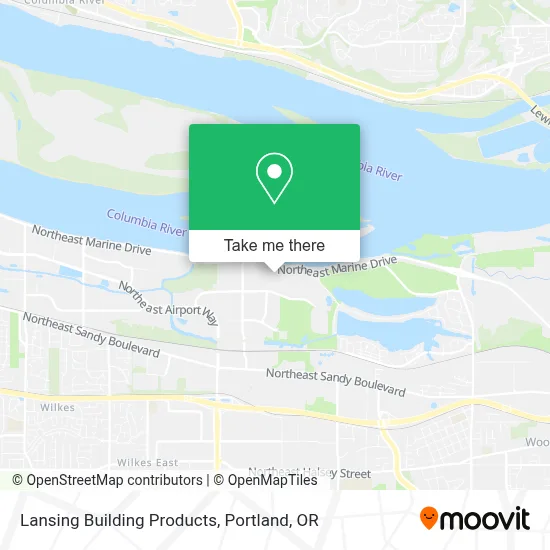 Lansing Building Products map