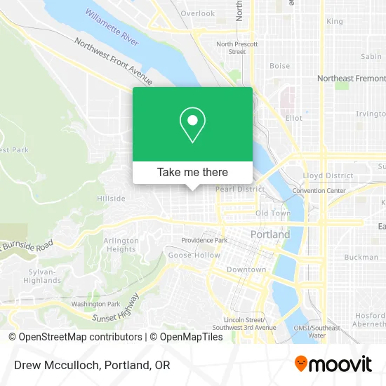 Drew Mcculloch map