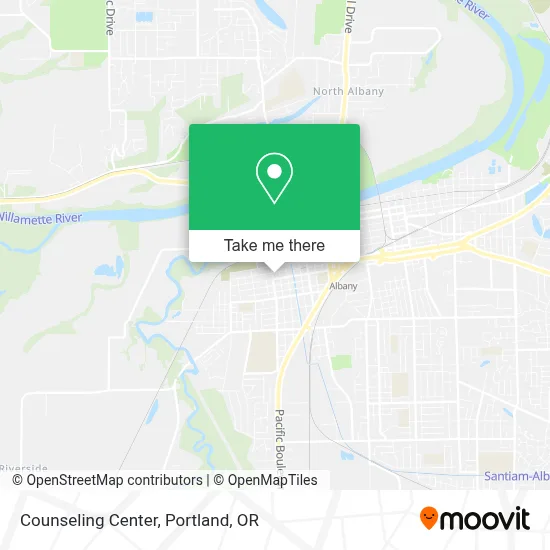 Counseling Center map