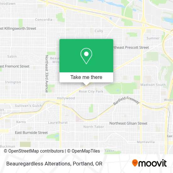 Beauregardless Alterations map