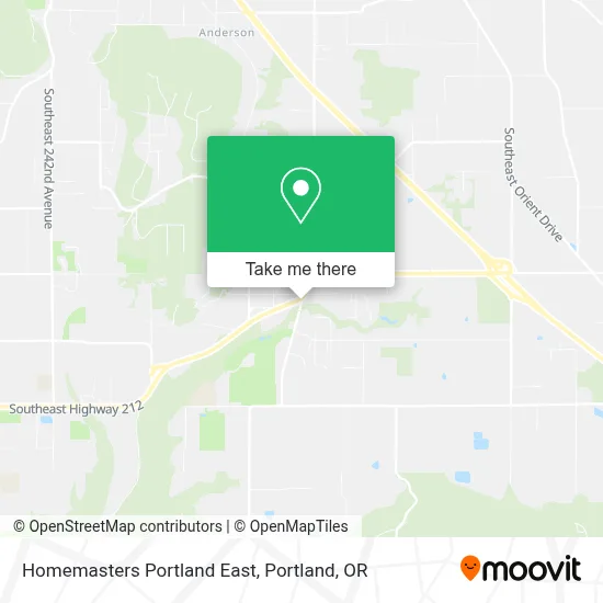 Homemasters Portland East map