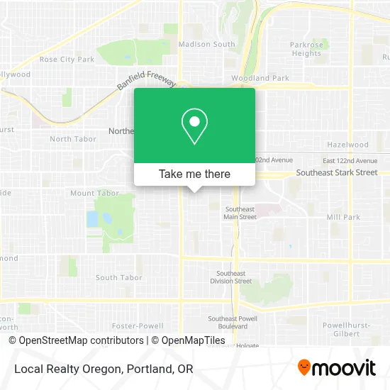 Local Realty Oregon map