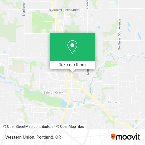 Western Union map