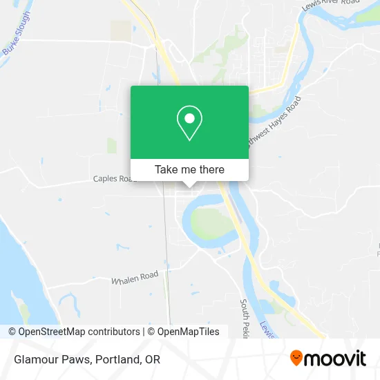 Glamour Paws map