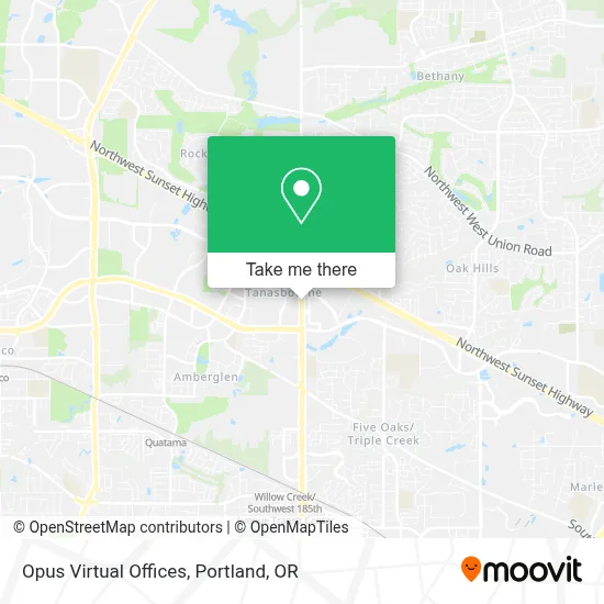 Opus Virtual Offices map