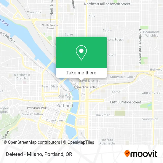 Deleted - Milano map
