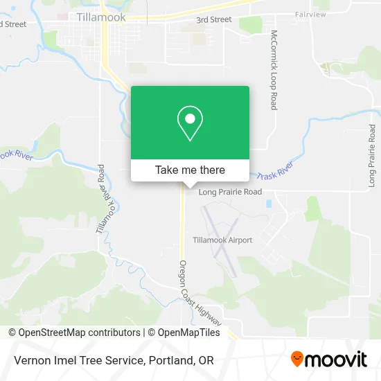 Vernon Imel Tree Service map