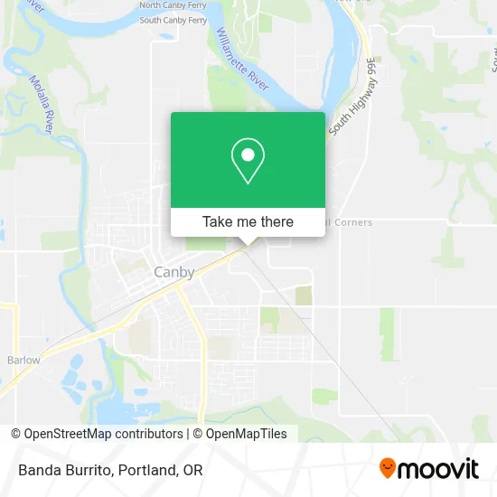 Banda Burrito map