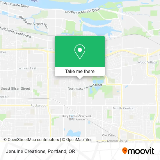 Jenuine Creations map