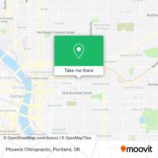 Phoenix Chiropractic map