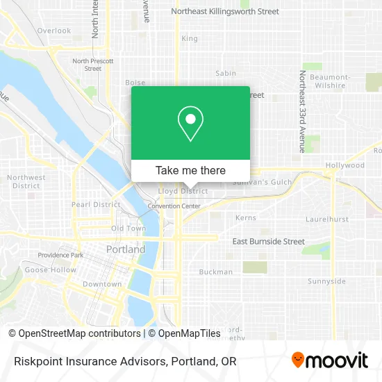 Riskpoint Insurance Advisors map