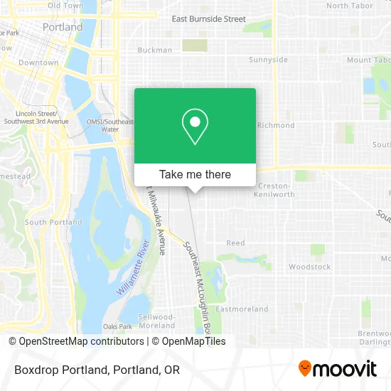 Boxdrop Portland map