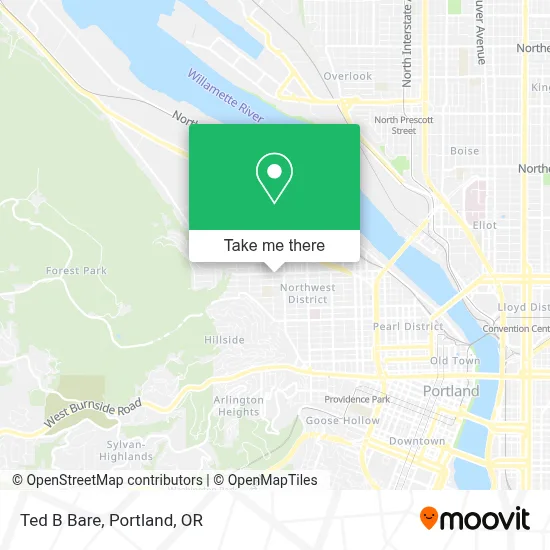 Ted B Bare map