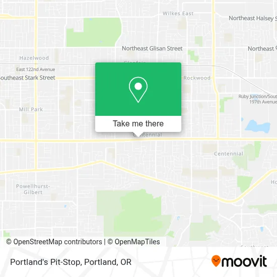 Portland's Pit-Stop map