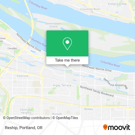 Reship map