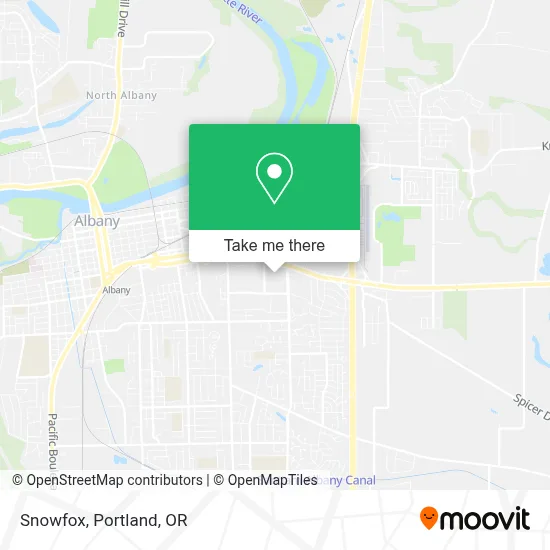 Snowfox map