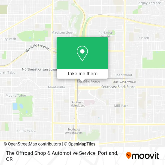 The Offroad Shop & Automotive Service map