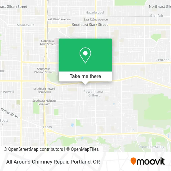 All Around Chimney Repair map