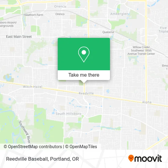 Reedville Baseball map