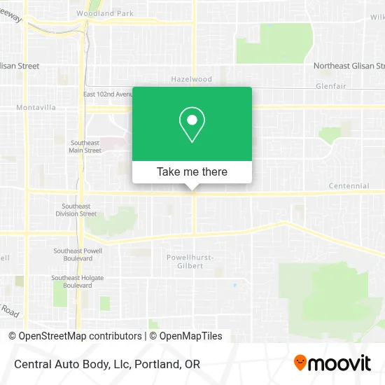 Central Auto Body, Llc map