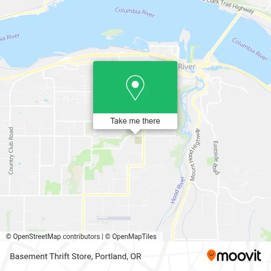 Basement Thrift Store map