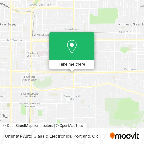 Ultimate Auto Glass & Electronics map