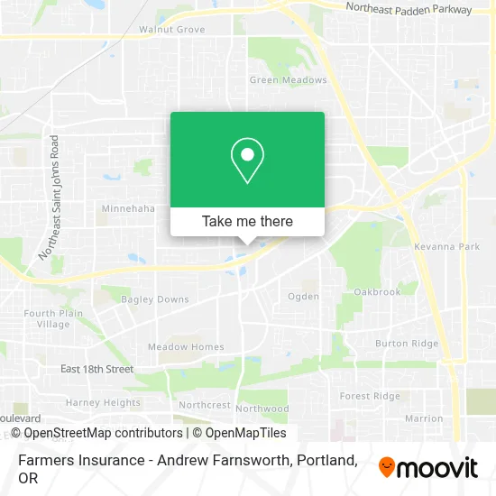 Farmers Insurance - Andrew Farnsworth map