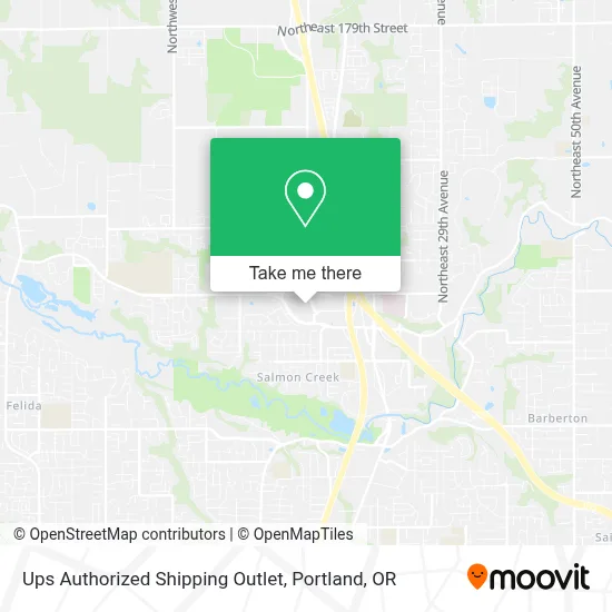 Ups Authorized Shipping Outlet map