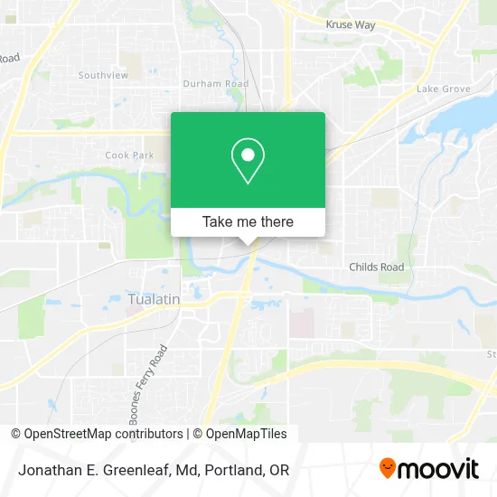 Jonathan E. Greenleaf, Md map