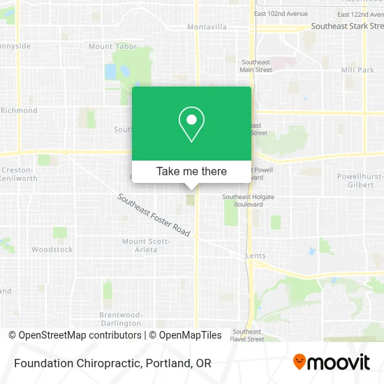 Foundation Chiropractic map