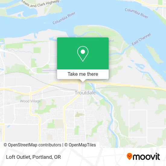 Loft Outlet map