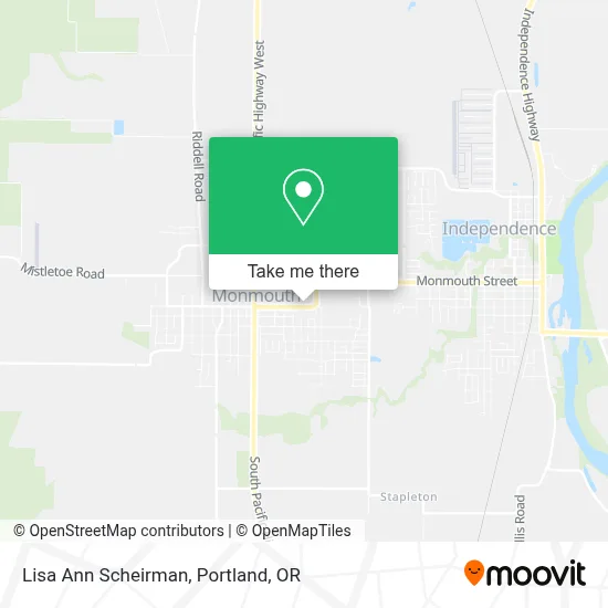 Lisa Ann Scheirman map