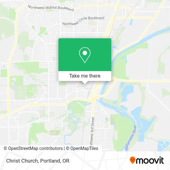 Christ Church map