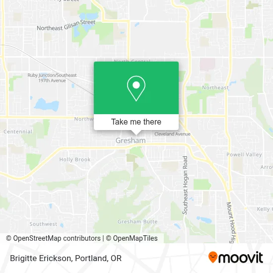 Brigitte Erickson map