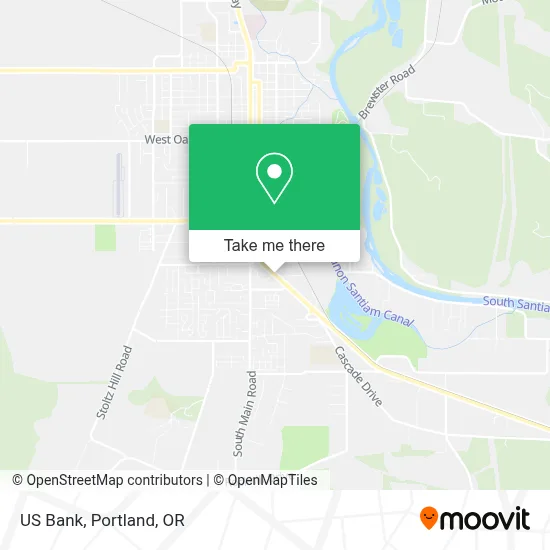 US Bank map