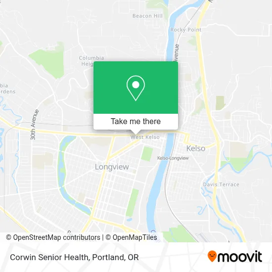 Corwin Senior Health map