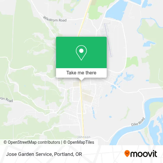 Jose Garden Service map