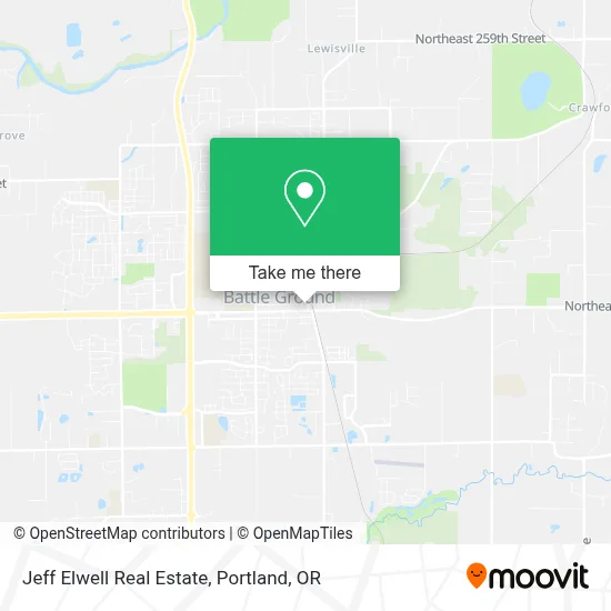 Jeff Elwell Real Estate map
