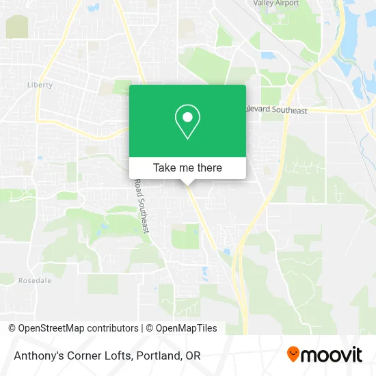 Anthony's Corner Lofts map