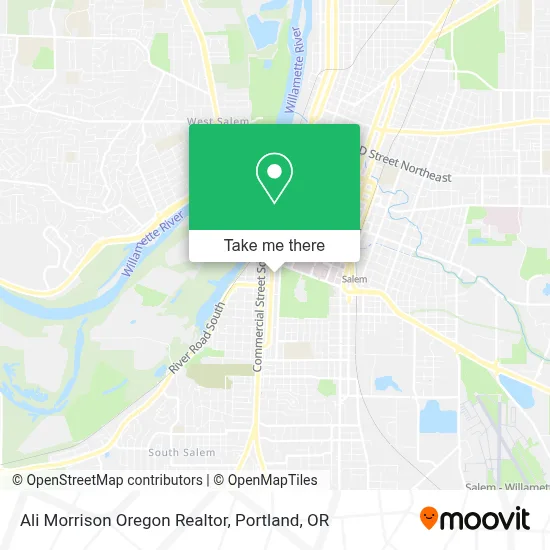 Ali Morrison Oregon Realtor map