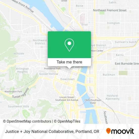 Justice + Joy National Collaborative map
